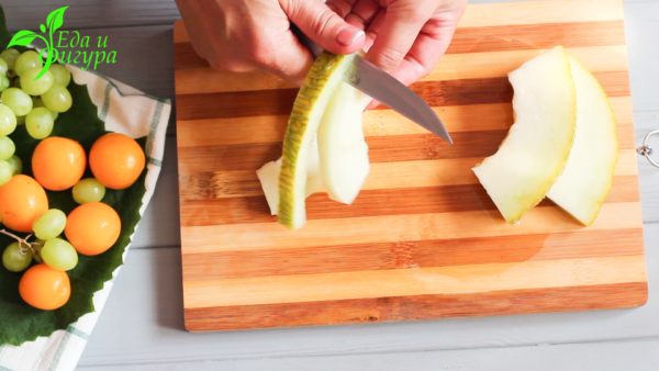 Как нарезать арбуз или дыню фото