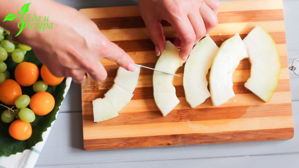 Как нарезать арбуз или дыню фото