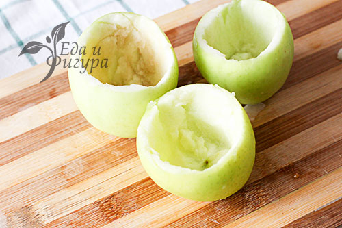 Запеченные яблоки в духовке фото