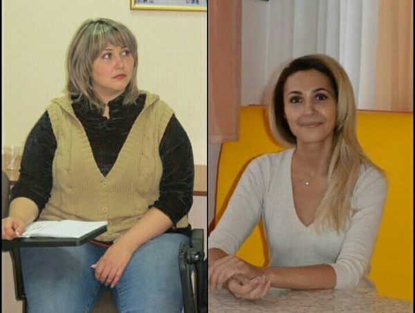 сбросила 77 килограмм фото Алены Александровой до и после