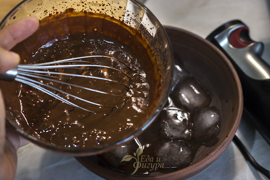 фото приготовления диетического шоколадного мусса